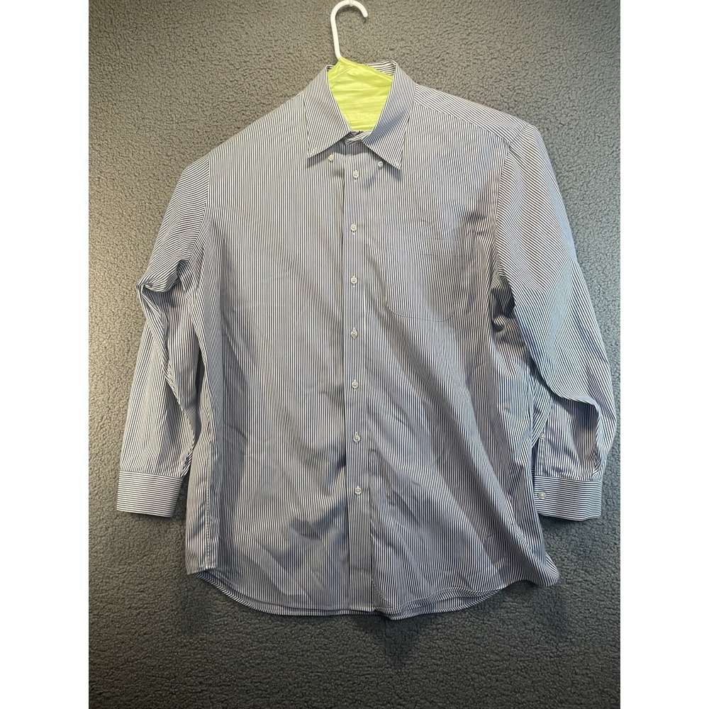 Paul Frederick Non-iron‎ Men's  Dress Shirt Long Sleeve 17.5-34